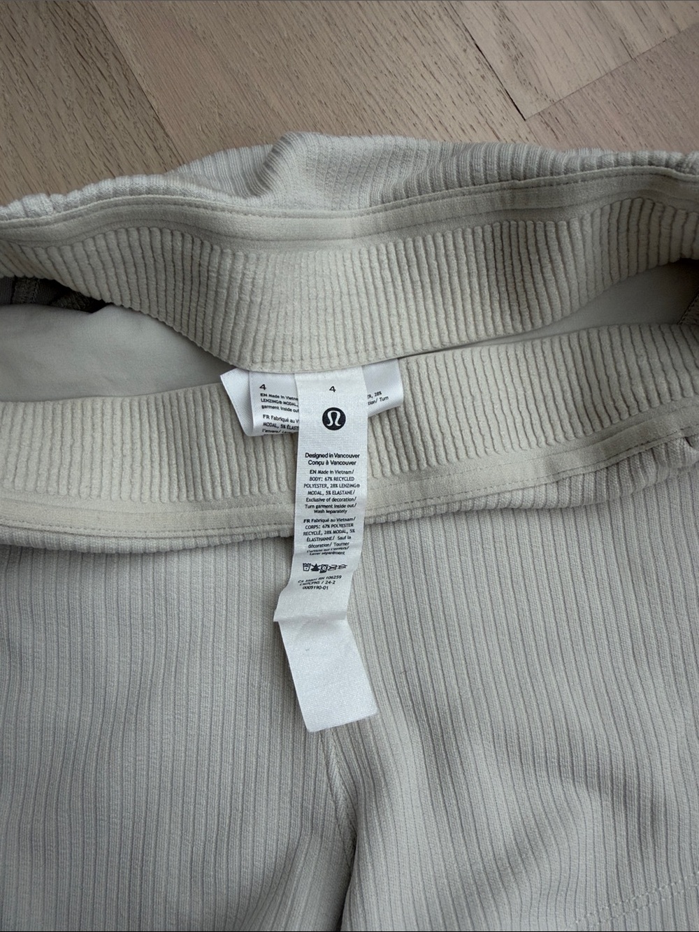 Lululemon Ribbed Shorts - Picture 2 of 2